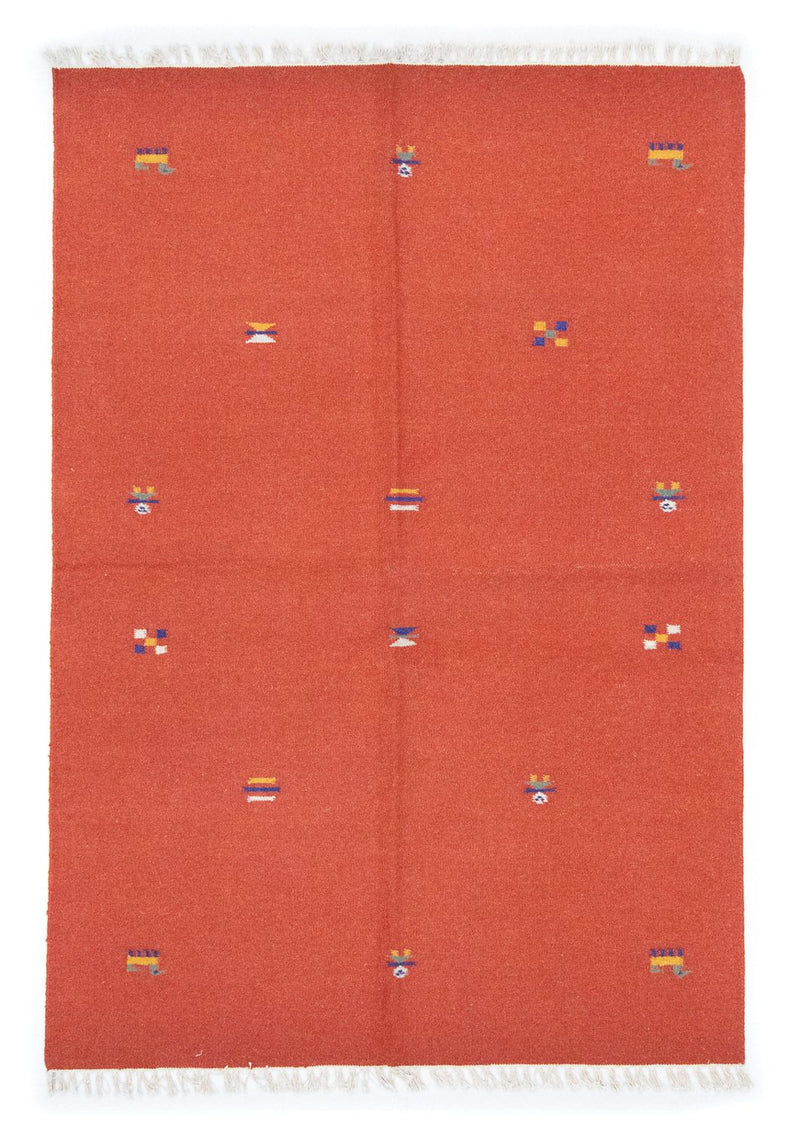 Kelim Rug - Trendy - 200 x 140 cm - orange