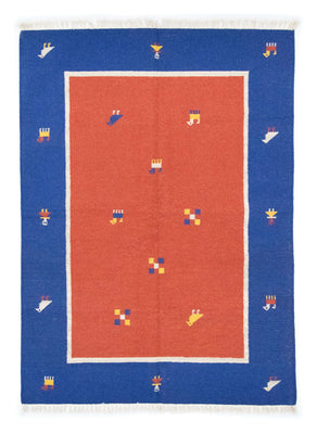 Kelim Rug - Trendy - 200 x 140 cm - orange