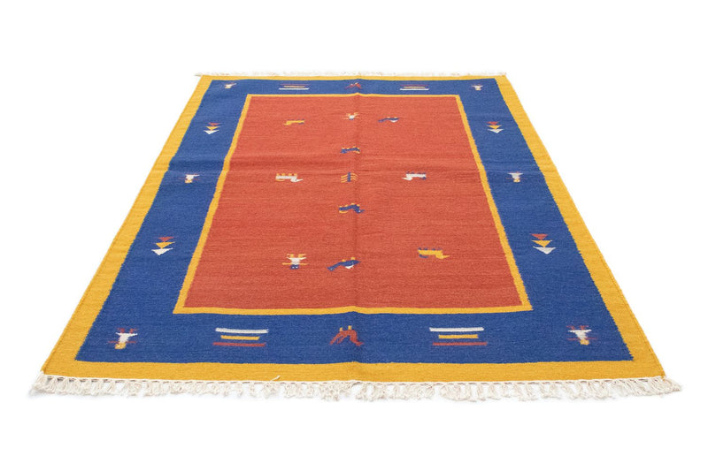 Kelim Rug - Trendy - 200 x 140 cm - orange