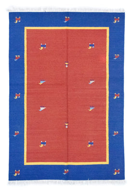 Kelim Rug - Trendy - 200 x 140 cm - red