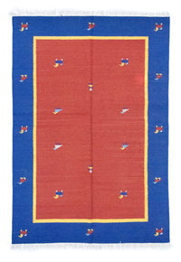 Kelim Rug - Trendy - 200 x 140 cm - red