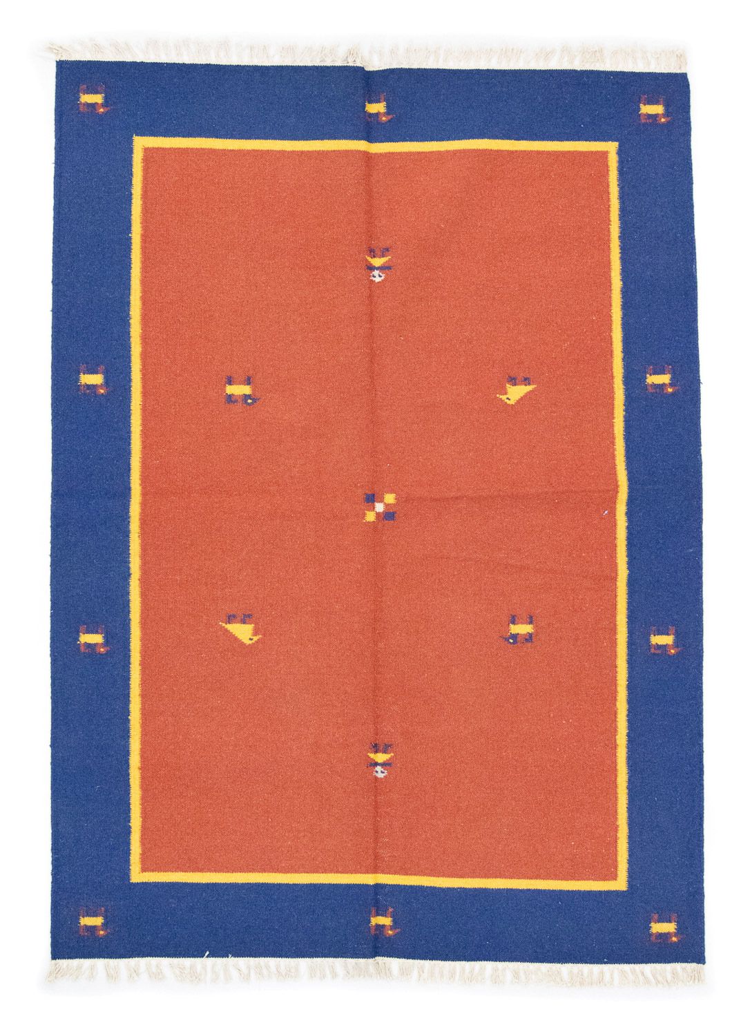 Kelim Rug - Trendy - 200 x 140 cm - orange