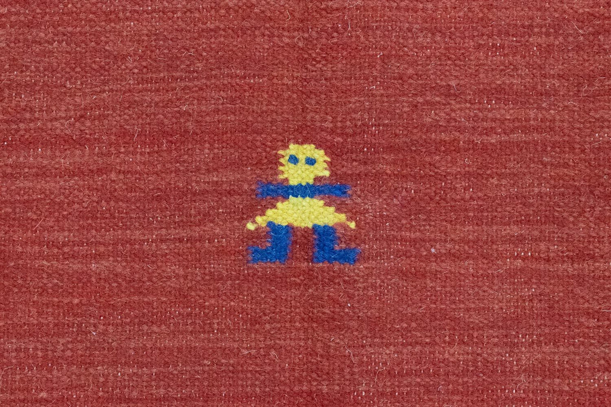 Kelim Rug - Trendy - 200 x 140 cm - red