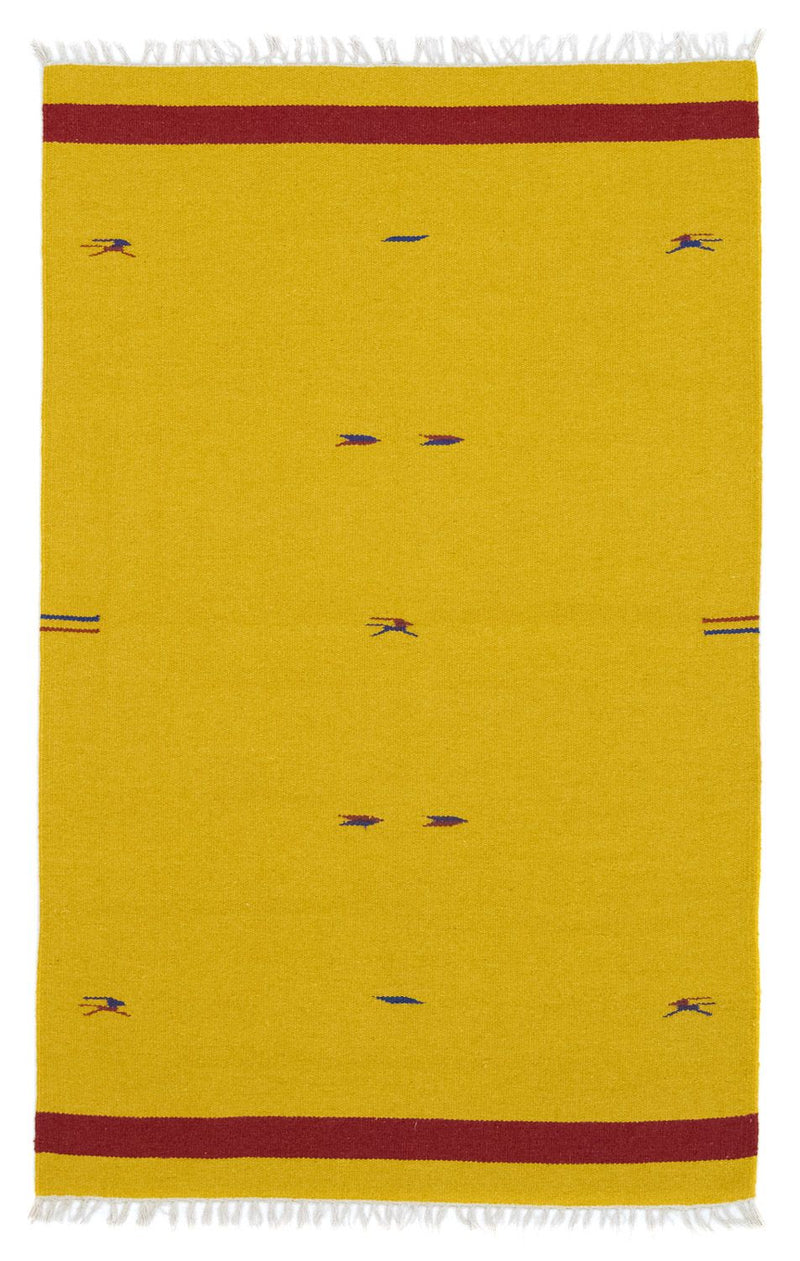 Kelim Rug - Trendy - 180 x 120 cm - yellow