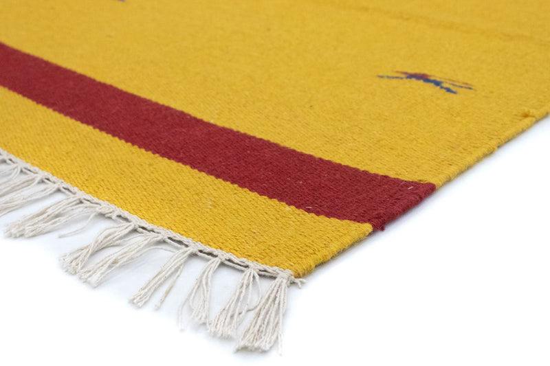 Kelim Rug - Trendy - 180 x 120 cm - yellow