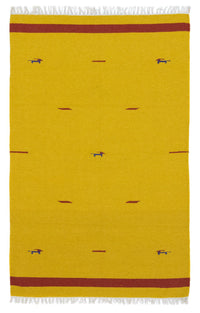 Kelim Rug - Trendy - 180 x 120 cm - yellow