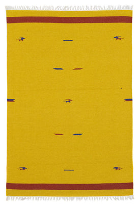 Kelim Rug - Trendy - 180 x 120 cm - yellow