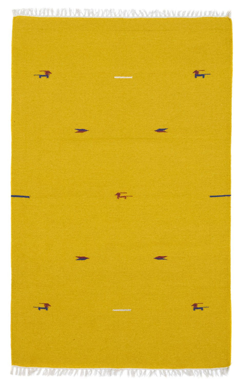 Kelim Rug - Trendy - 180 x 120 cm - yellow