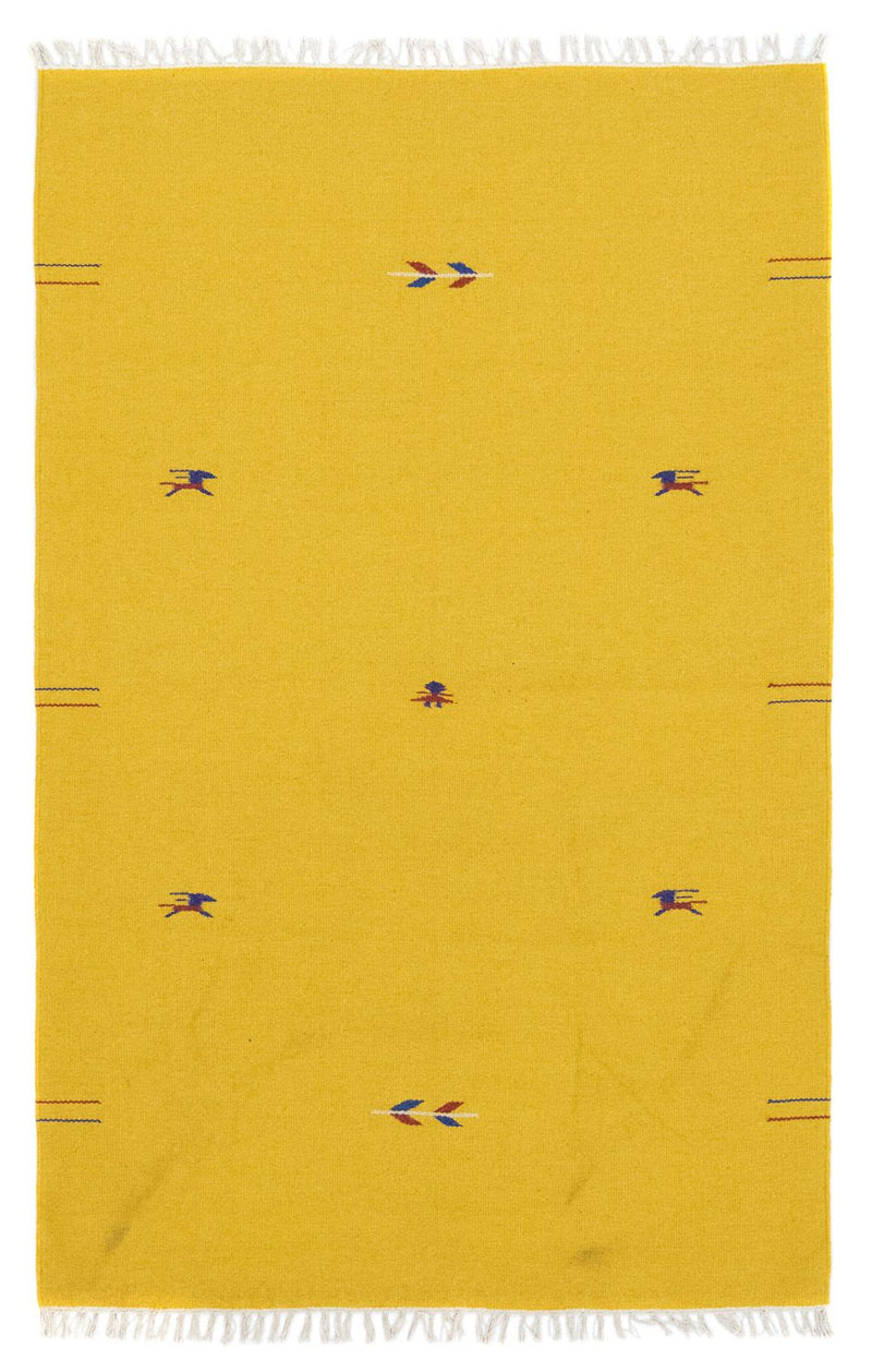 Kelim Rug - Trendy - 180 x 120 cm - yellow