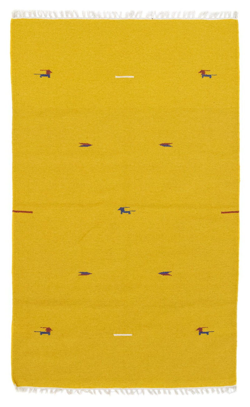 Kelim Rug - Trendy - 180 x 120 cm - yellow