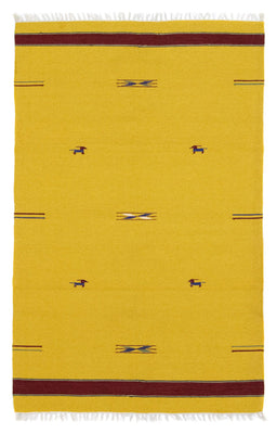 Kelim Rug - Trendy - 180 x 120 cm - yellow