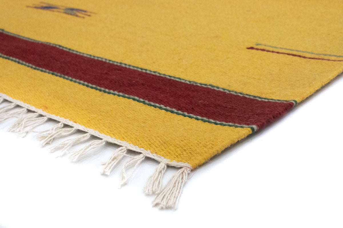 Kelim Rug - Trendy - 180 x 120 cm - yellow