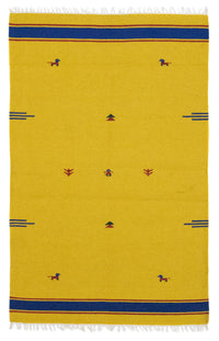 Kelim Rug - Trendy - 180 x 120 cm - yellow