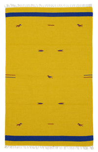 Kelim Rug - Trendy - 180 x 120 cm - yellow