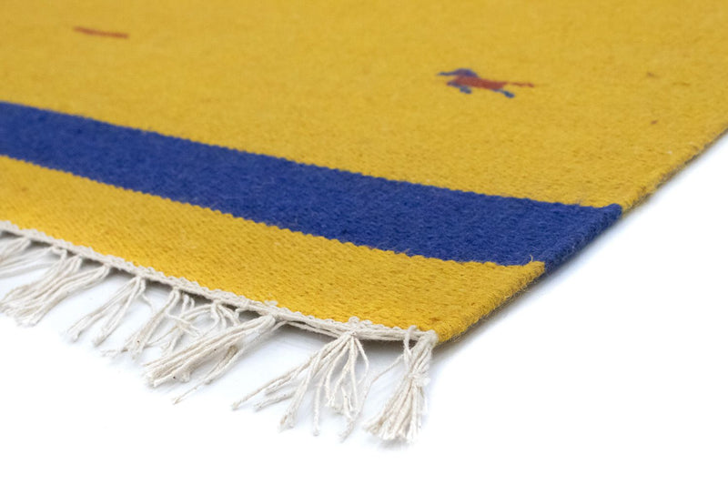 Kelim Rug - Trendy - 180 x 120 cm - yellow