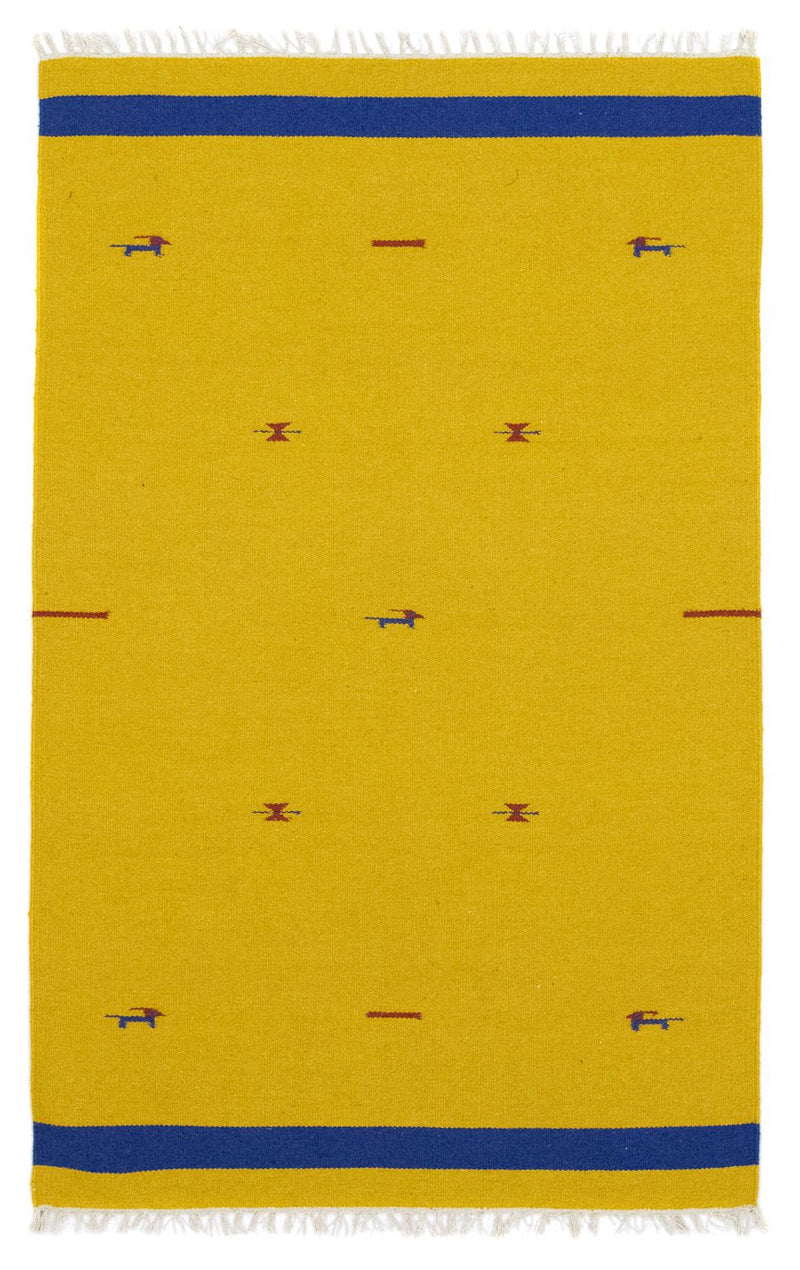 Kelim Rug - Trendy - 180 x 120 cm - yellow