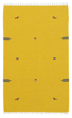 Kelim Rug - Trendy - 180 x 120 cm - yellow