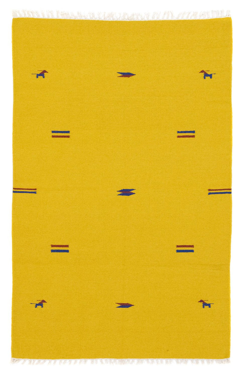 Kelim Rug - Trendy - 180 x 120 cm - yellow