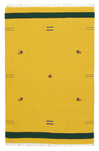 Kelim Rug - Trendy - 180 x 120 cm - yellow