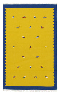 Kelim Rug - Trendy - 180 x 120 cm - yellow