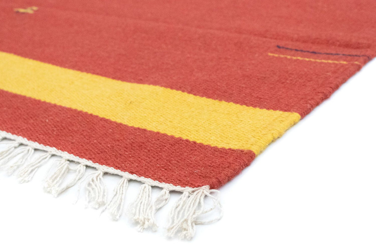 Kelim Rug - Trendy - 180 x 120 cm - red