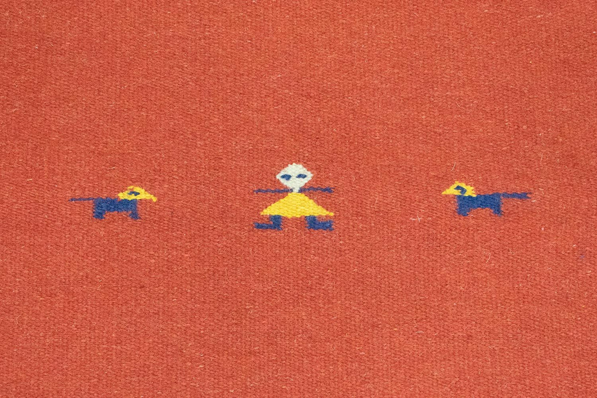 Kelim Rug - Trendy - 180 x 120 cm - red