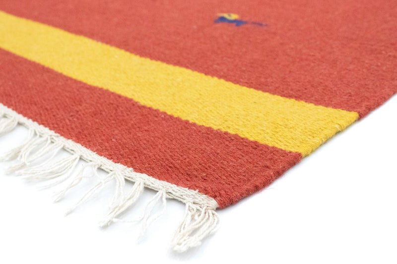 Kelim Rug - Trendy - 180 x 120 cm - red