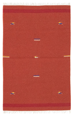 Kelim Rug - Trendy - 180 x 120 cm - red