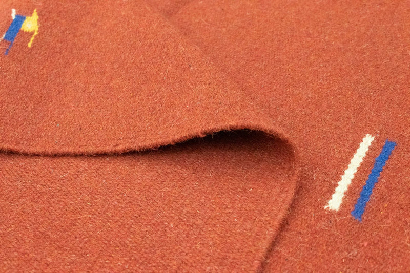 Kelim Rug - Trendy - 180 x 120 cm - red