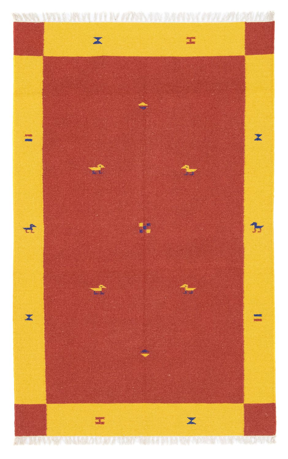 Kelim Rug - Trendy - 180 x 120 cm - red