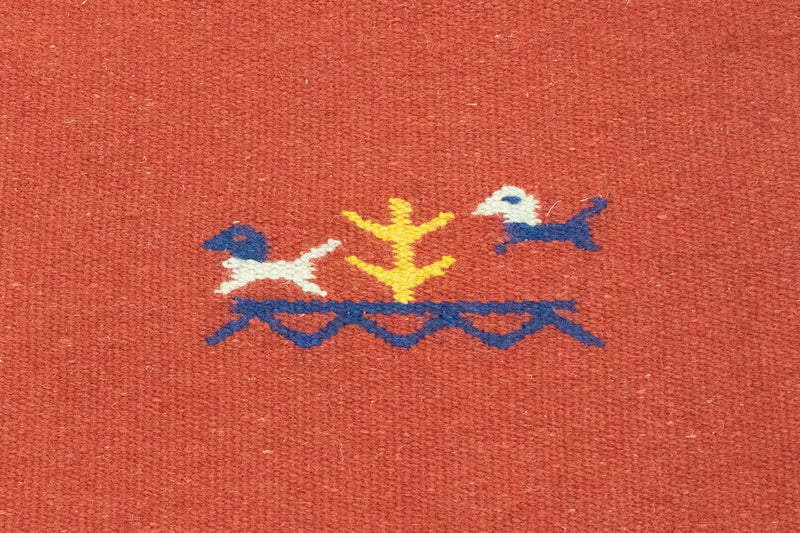 Kelim Rug - Trendy - 180 x 120 cm - red