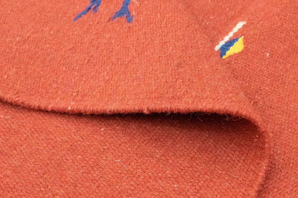 Kelim Rug - Trendy - 180 x 120 cm - red