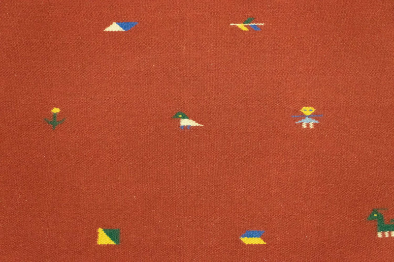 Kelim Rug - Trendy - 180 x 120 cm - red