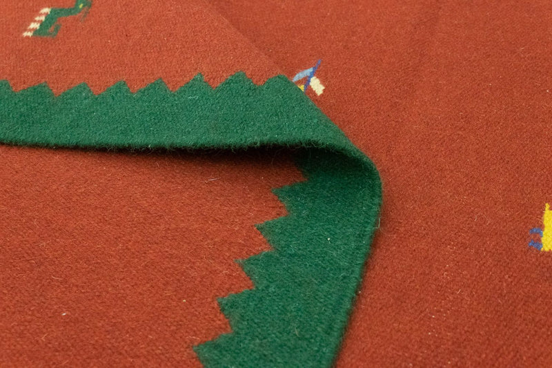 Kelim Rug - Trendy - 180 x 120 cm - red