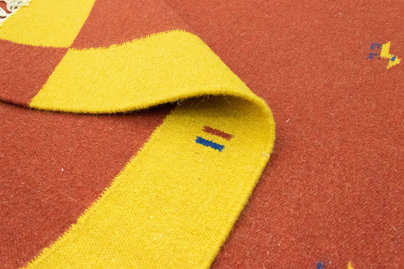 Kelim Rug - Trendy - 180 x 120 cm - orange