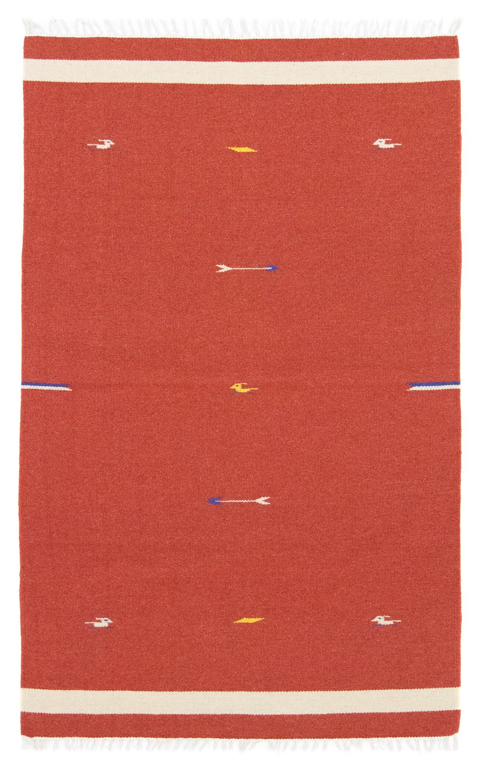 Kelim Rug - Trendy - 180 x 120 cm - red