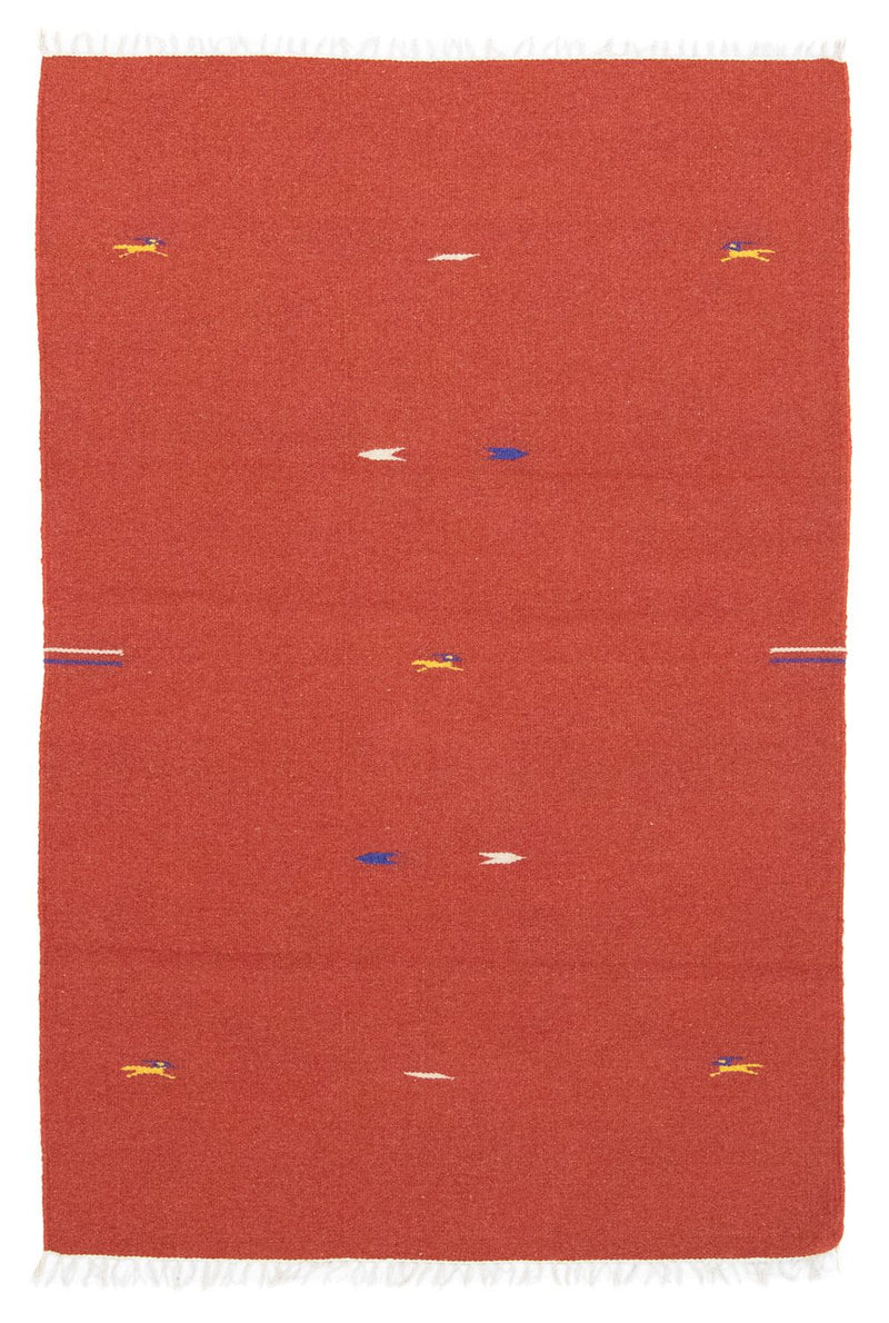 Kelim Rug - Trendy - 180 x 120 cm - red