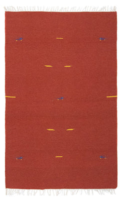 Kelim Rug - Trendy - 180 x 120 cm - red