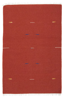 Kelim Rug - Trendy - 180 x 120 cm - red