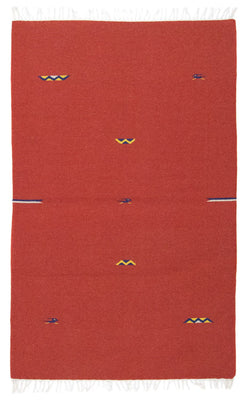 Kelim Rug - Trendy - 180 x 120 cm - red