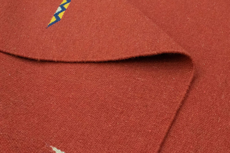 Kelim Rug - Trendy - 180 x 120 cm - red