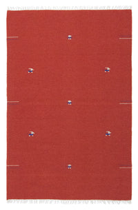 Kelim Rug - Trendy - 180 x 120 cm - red
