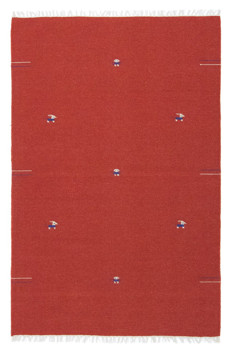 Kelim Rug - Trendy - 180 x 120 cm - red