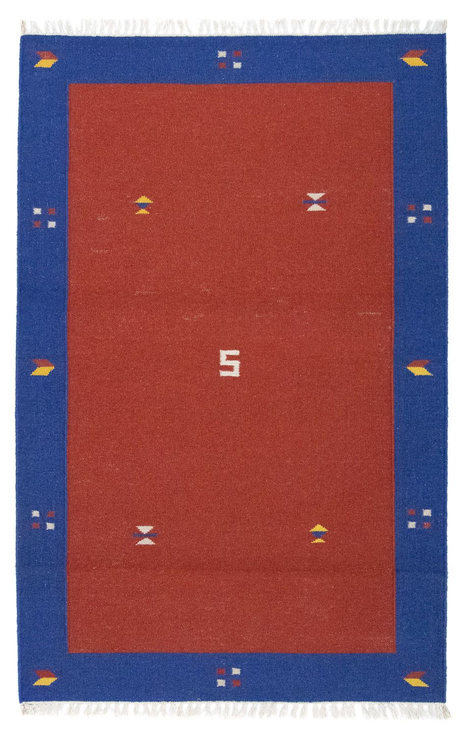 Kelim Rug - Trendy - 180 x 120 cm - red