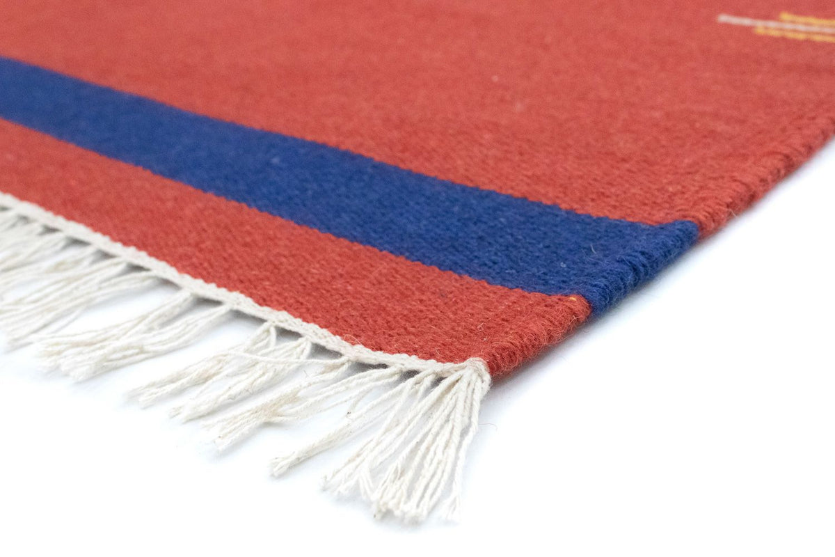 Kelim Rug - Trendy - 180 x 120 cm - red