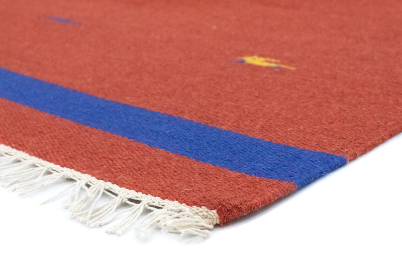 Kelim Rug - Trendy - 180 x 120 cm - red