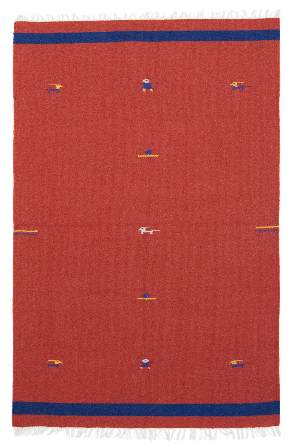 Kelim Rug - Trendy - 180 x 120 cm - red