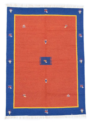 Kelim Rug - Trendy - 200 x 140 cm - orange