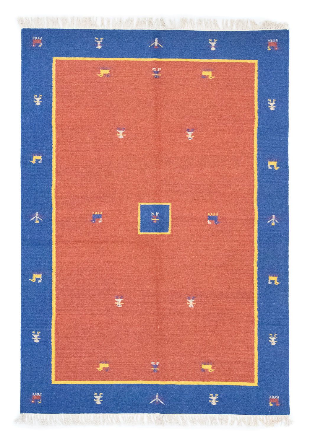 Kelim Rug - Trendy - 200 x 140 cm - orange