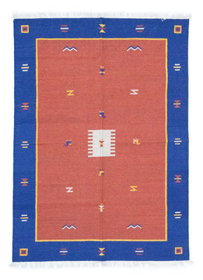 Kelim Rug - Trendy - 200 x 140 cm - red